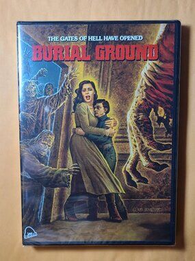 Burial Ground DVD - Zombie Cult Horror Peter Bark Italy 1980s Retro Living Dead